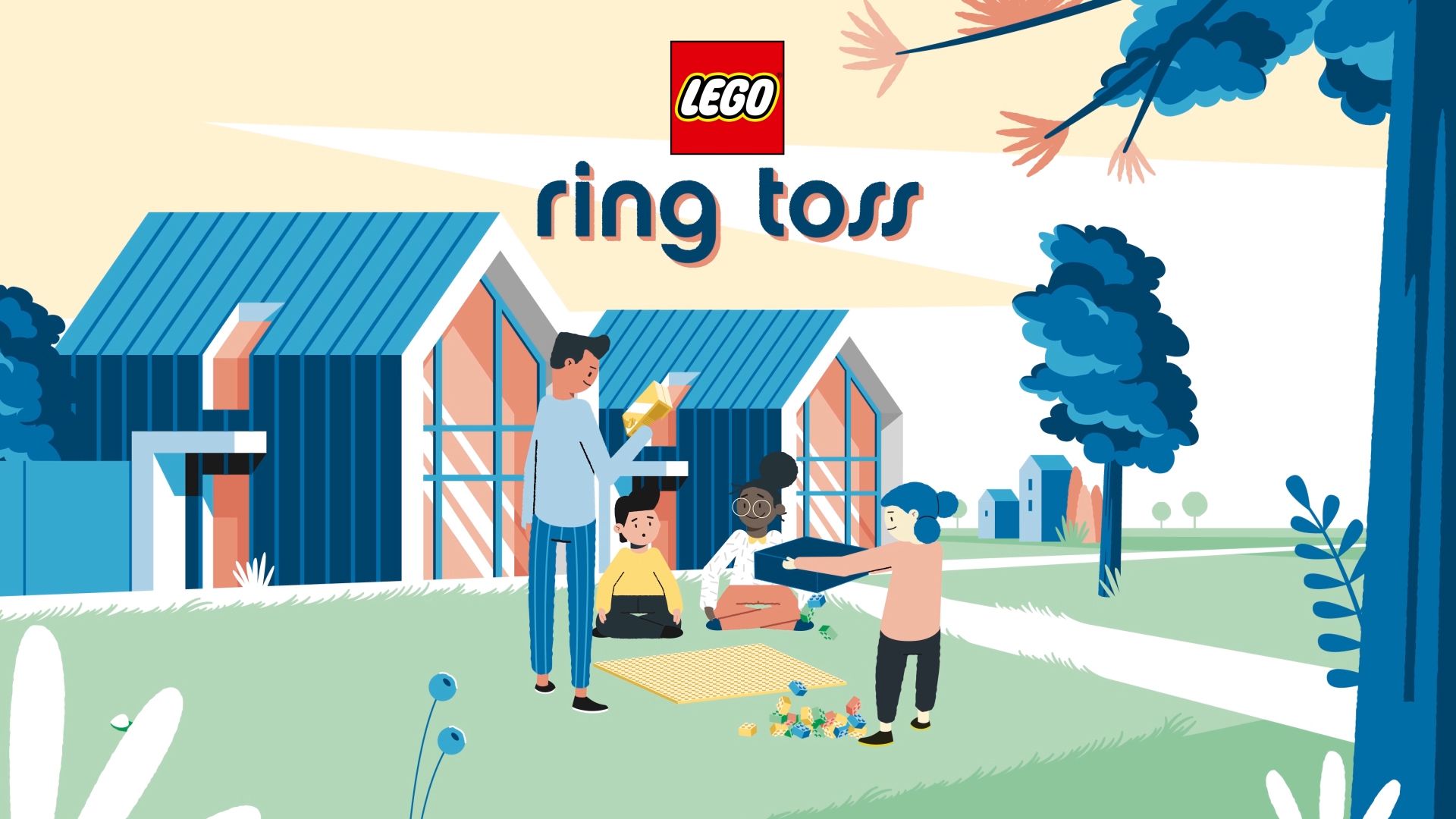 LEGO ring toss