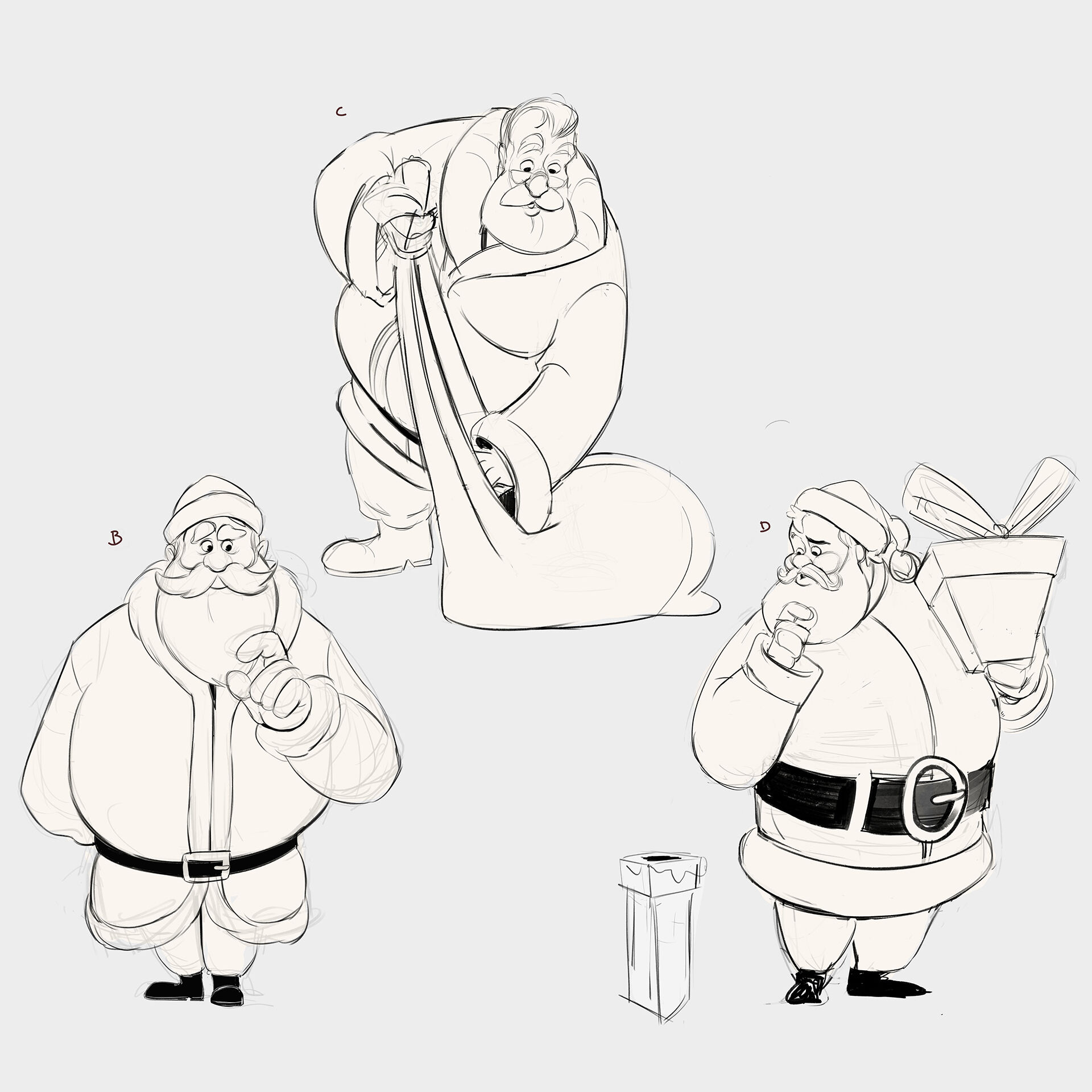 Santa Character design